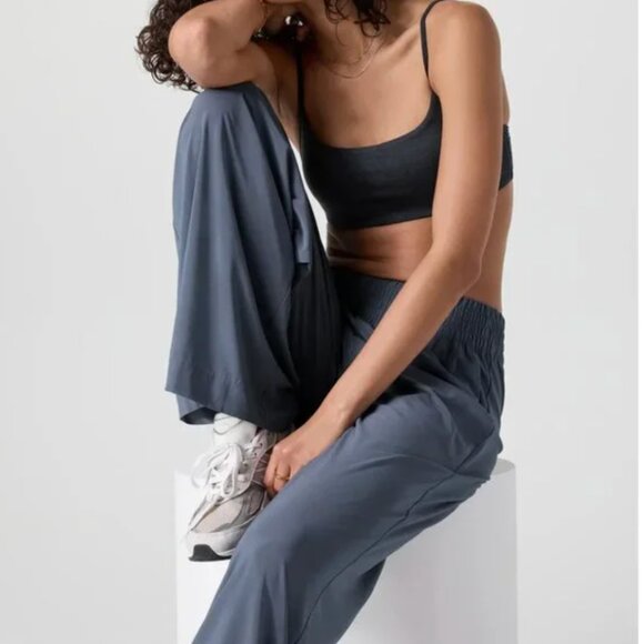 *Long Ver* Vuori Villa Wideleg Pant Medium Azure Blue Causal Athletic Long Lengt - Picture 1 of 7